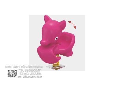 ม้าโยกสปิรงกวางชมพู 4,500.-