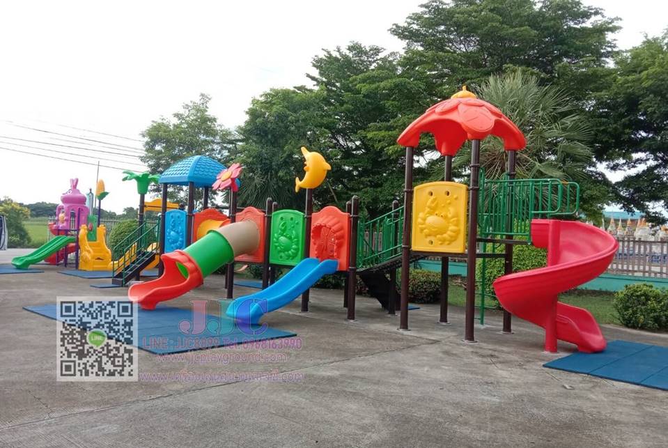 ติดตั้งเครื่องเล่นสนามกลางแจ้งราคาถูกสุดในไทย